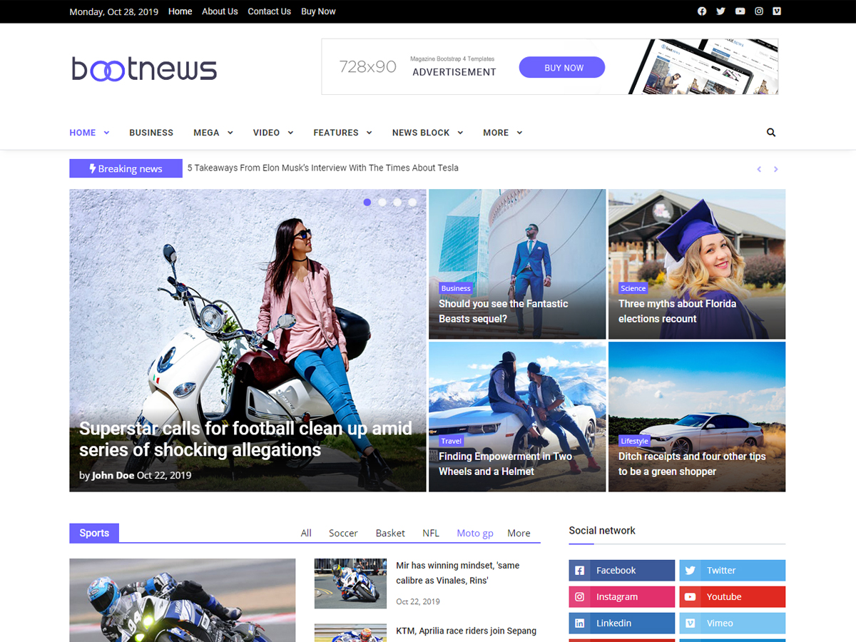 bootstrap-4-template-news-portal-magazine-bootnews