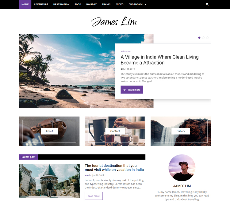 Bootstrap blog template simple and clean BootNews