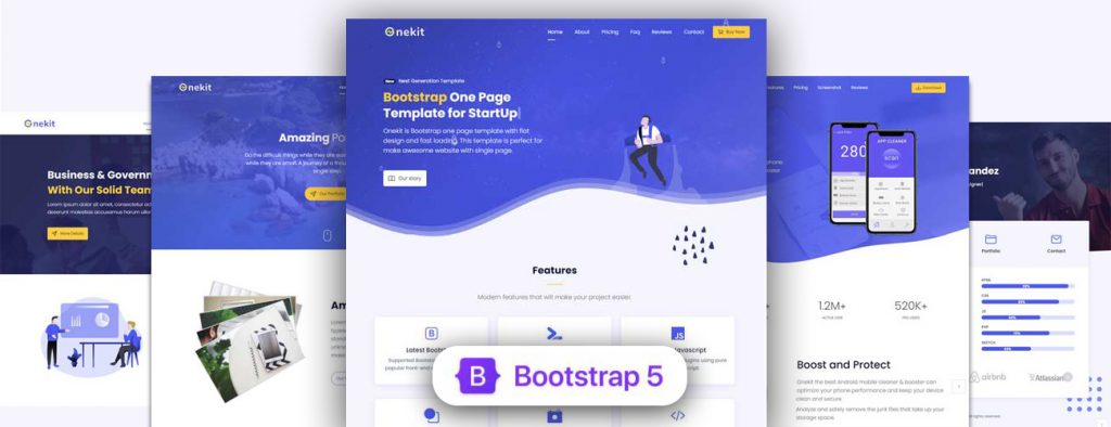 Bootstrap 5 Template onekit