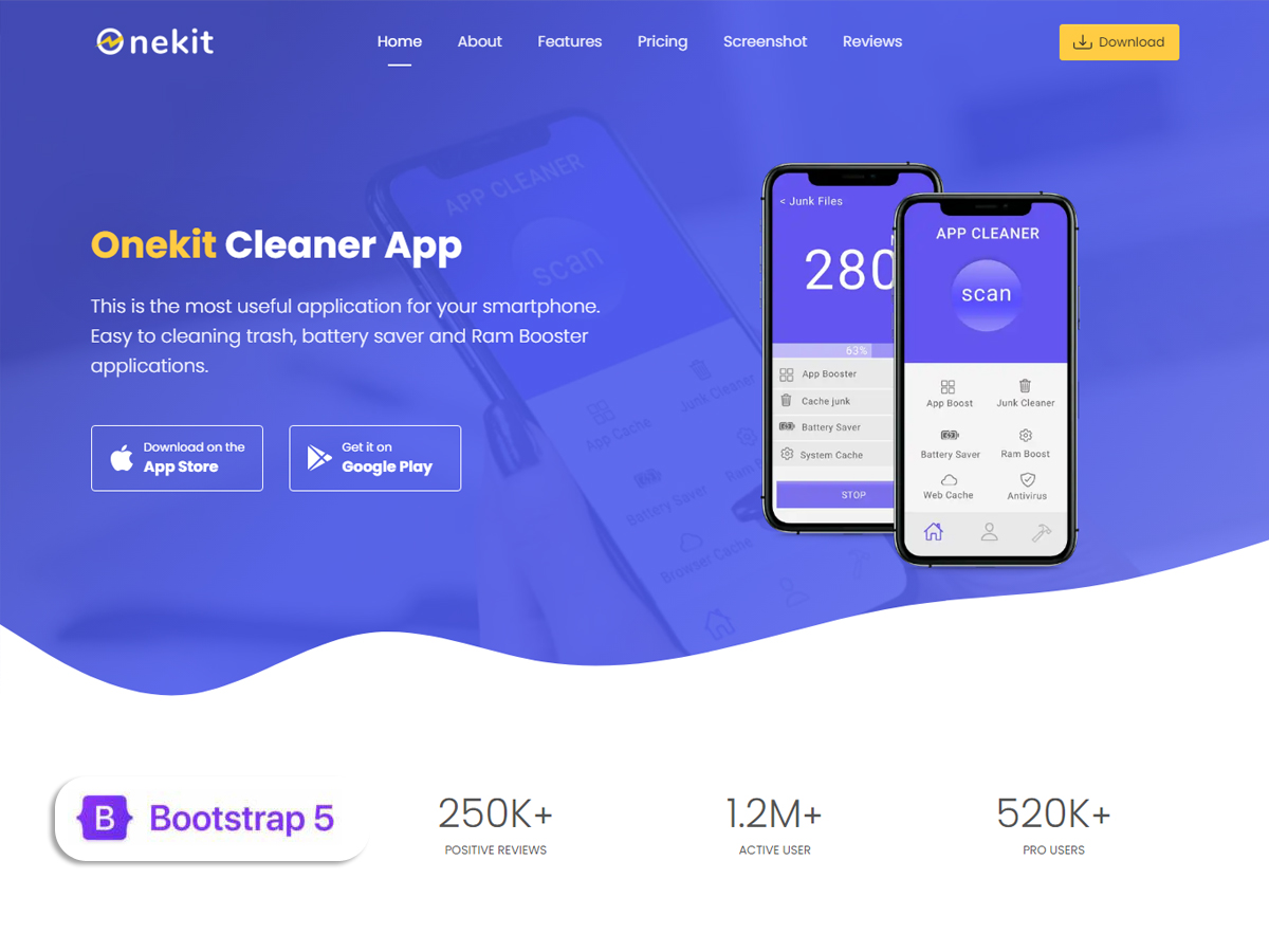 bootstrap 4 about us page template