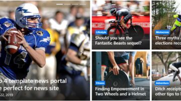 Free Bootstrap News Magazine Carousel